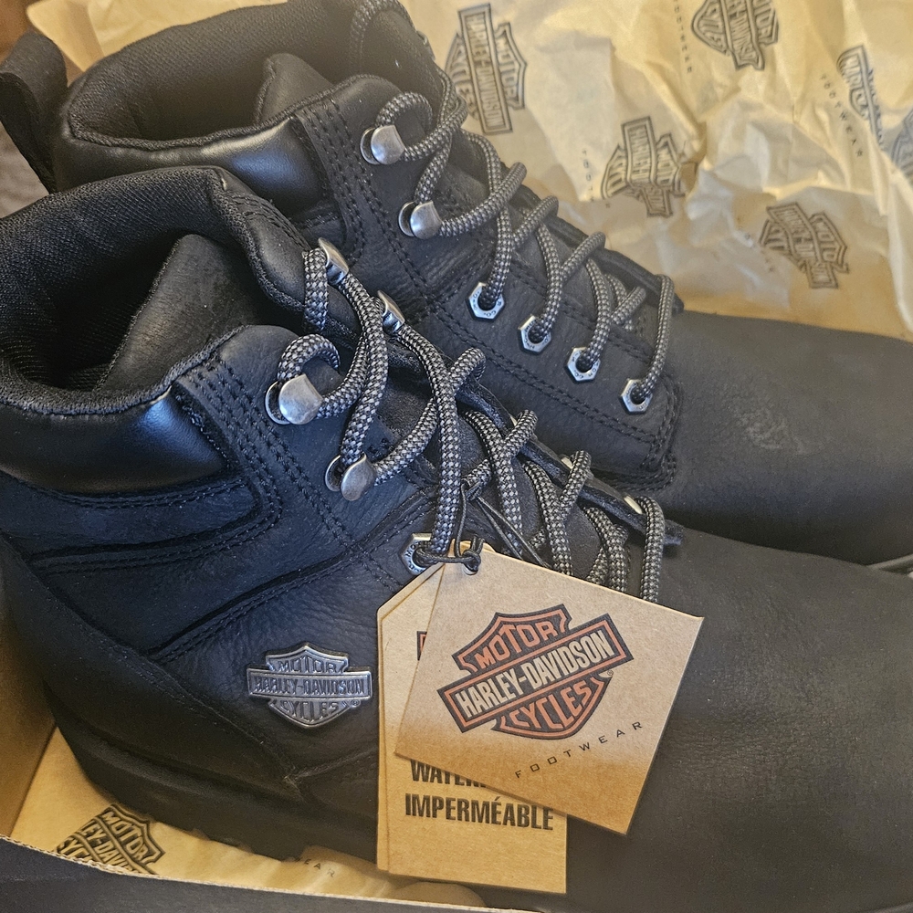 Harley-Davidson Black Motorcycle Boots